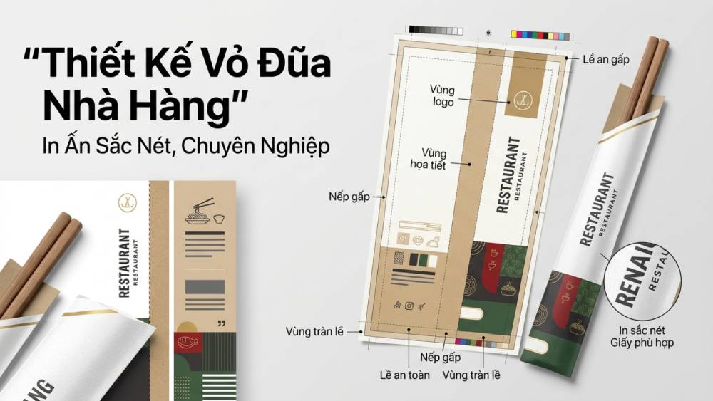 Bí quyết thiết kế đồ họa và tư vấn kỹ thuật in ấn vỏ đũa nhà hàng sắc nét chuyên nghiệp