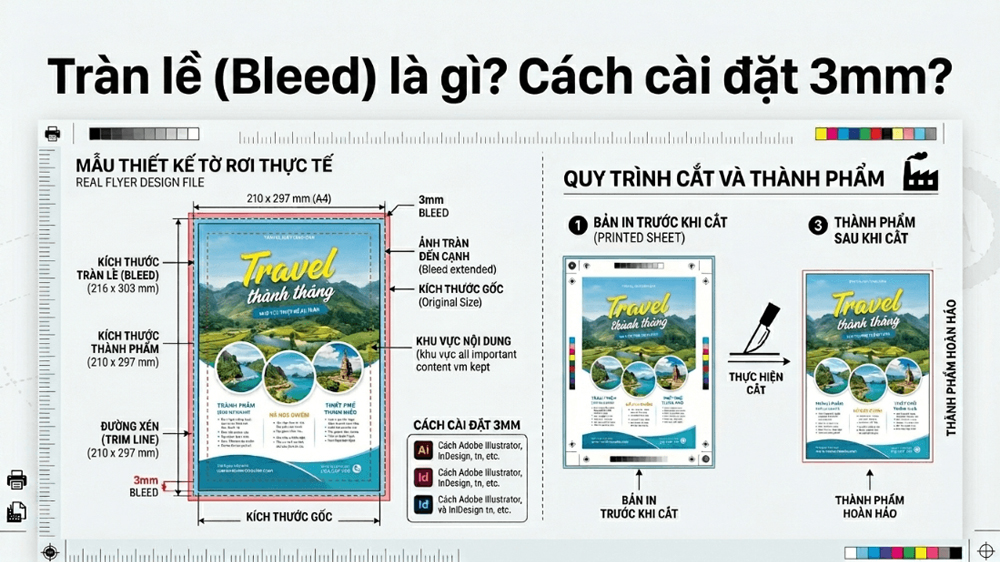 Bleed (Tràn Lề) Là Gì? Cài 3mm Như Thế Nào?