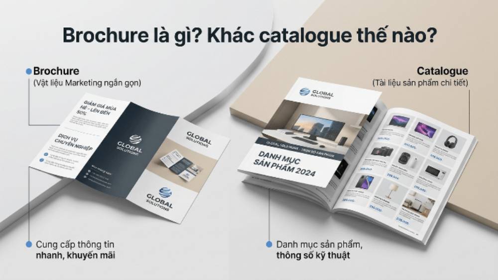 Brochure Là Gì? Khác Catalogue Thế Nào?