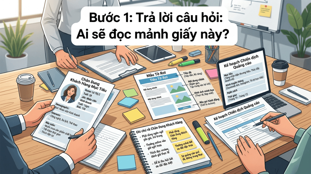 Bước 1: Trả Lời Câu Hỏi Ai Sẽ Đọc Mảnh Giấy Này
