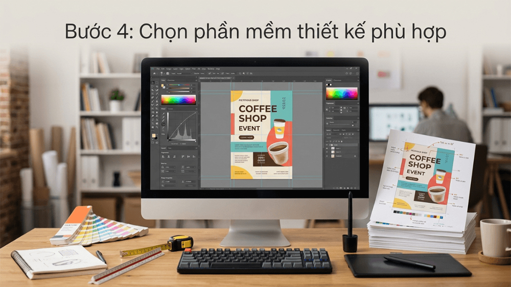 Bước 4: Chọn Phần Mềm Vũ Khí Thiết Kế Phù Hợp