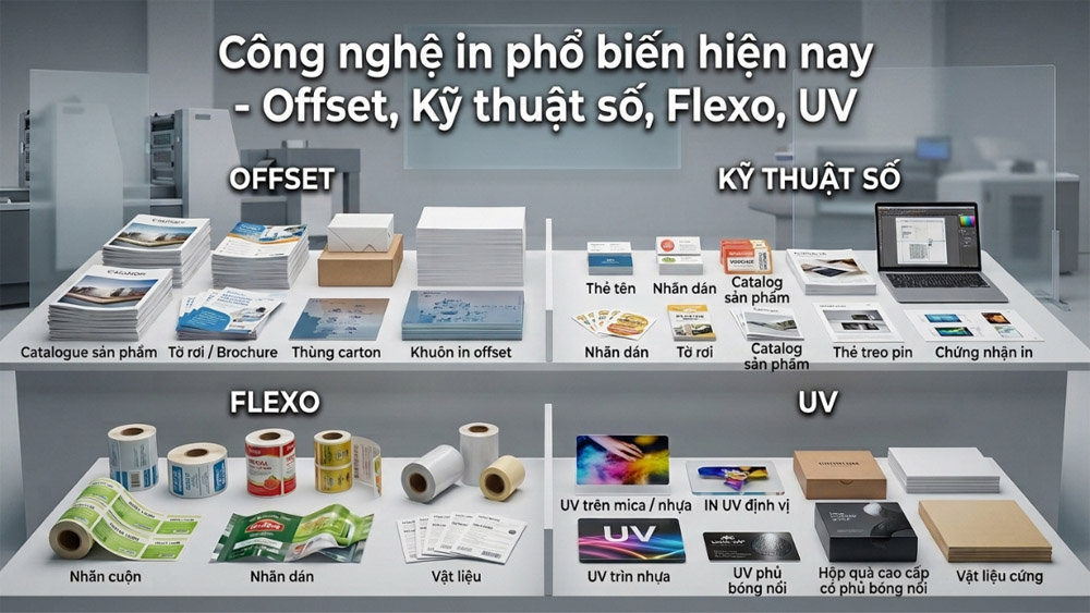 Các Công Nghệ In Phổ Biến Hiện Nay - Offset, Kỹ Thuật In Offset Là Gì?
