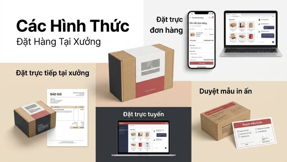 Các Hình Thức Đặt Hàng Tại Xưởng