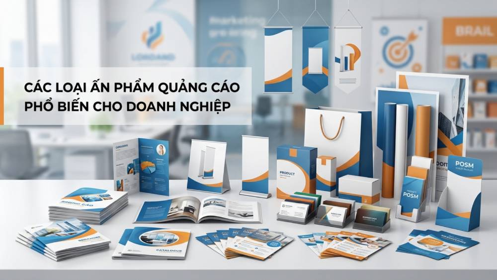 Các Loại Ấn Phẩm Quảng Cáo Phổ Biến Cho Doanh Nghiệp