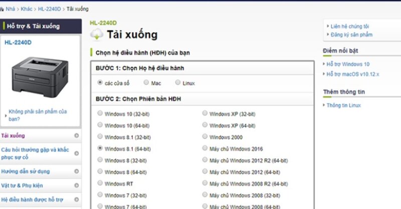 Kiểm tra lại cài đặt