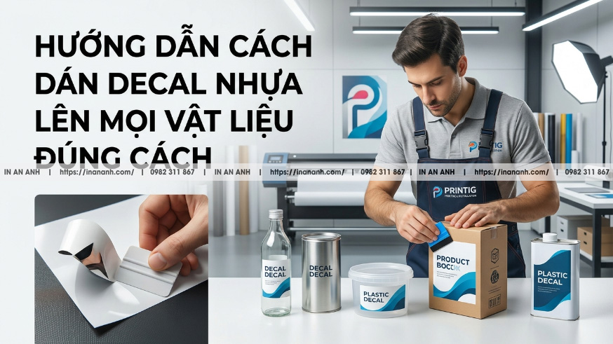 Cách dán Decal nhựa đúng cách trên mọi vật liệu