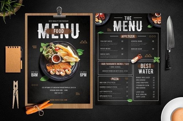  Cách làm menu đẹp cho nhà hàng, quán ăn mà bạn nên biết 