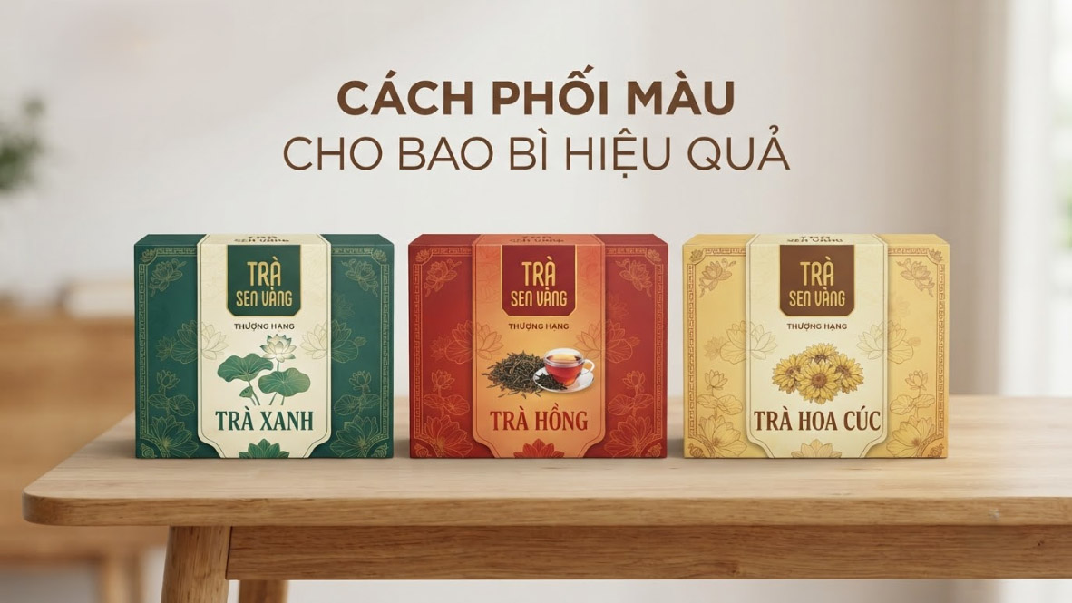 Cách Phối Màu Cho Bao Bì Hiệu Quả