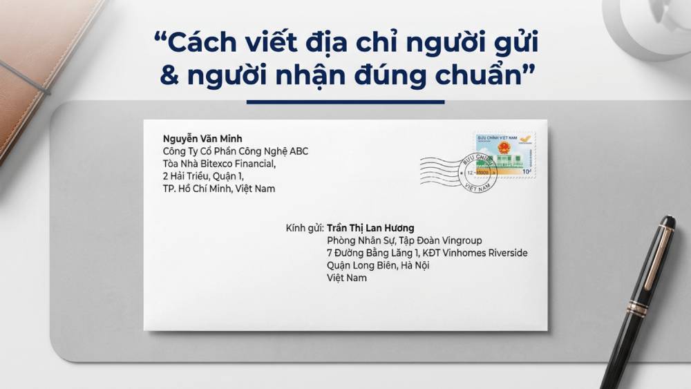 Cách Viết Địa Chỉ Người Gửi Và Người Nhận Đúng Chuẩn
