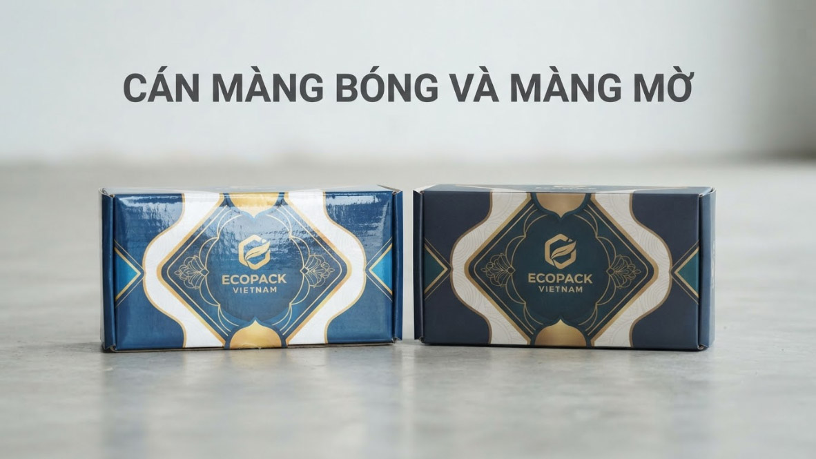Cán Màng Bóng Và Màng Mờ