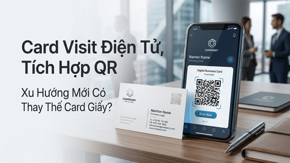 Card Visit Điện Tử Tích Hợp QR: Xu Hướng Mới Có Thay Thế Card Giấy?