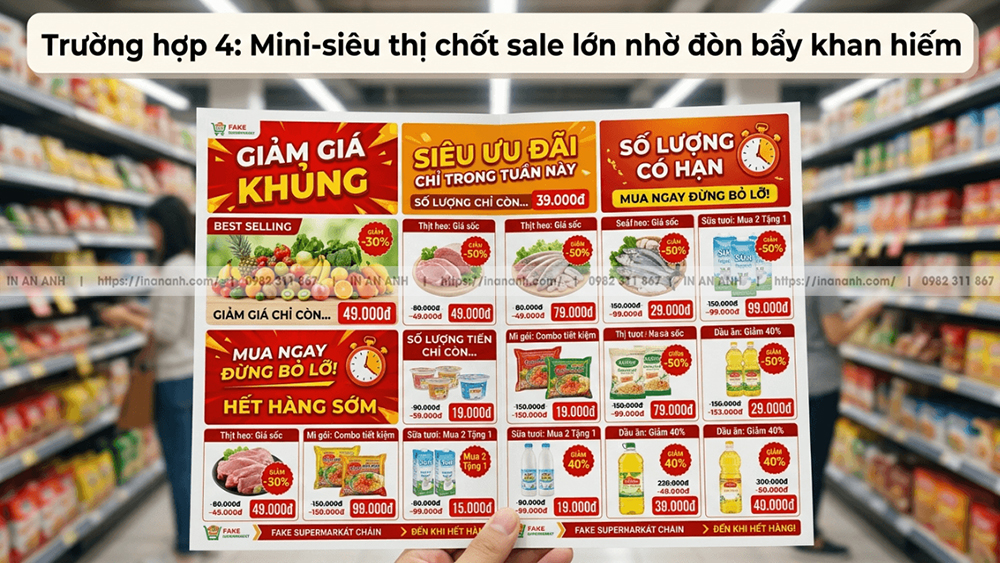 Case 4: Siêu Thị Mini Chốt Doanh Thu Lớn Nhờ Đòn Bẩy Khan Hiếm