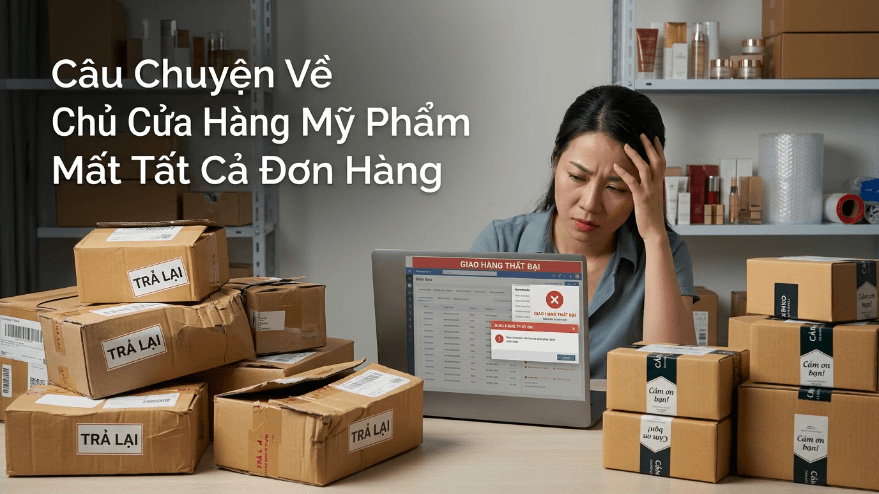 Câu Chuyện Của Một Chủ Shop Mỹ Phẩm Mất Trắng Đơn Hàng