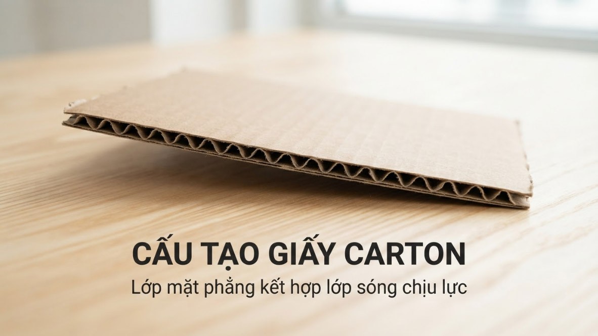 Cấu tạo giấy carton