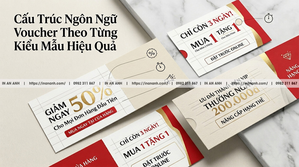 Cấu Trúc Ngôn Ngữ Voucher Theo Từng Kiểu Mẫu Hiệu Quả