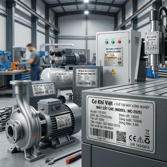 Decal xi bạc metalized ánh kim in tem cao cấp tại In An Anh