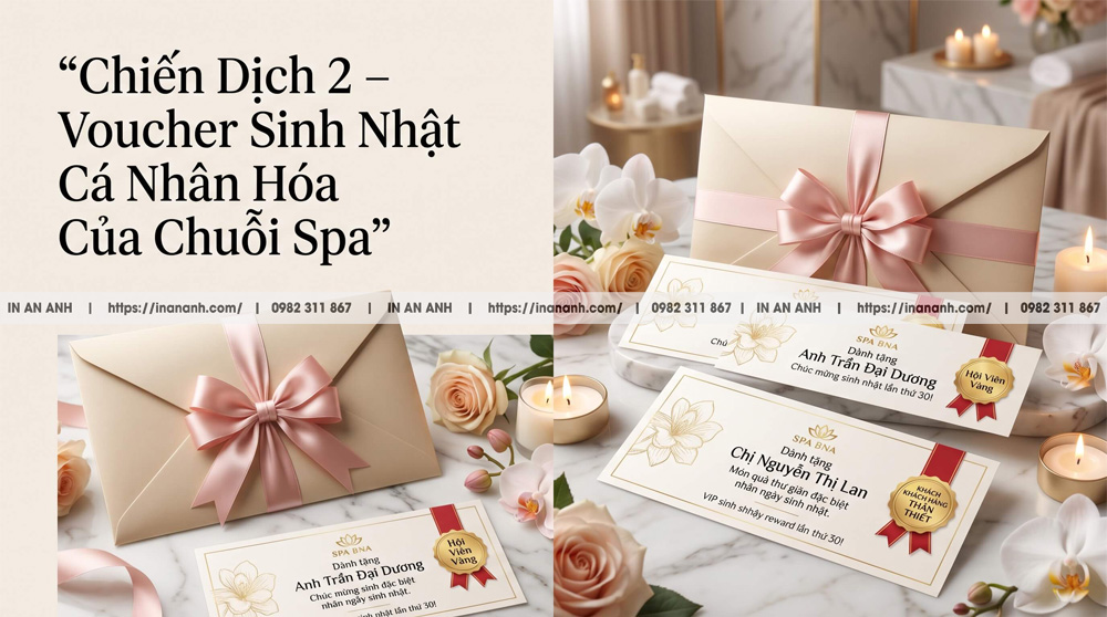 Chiến Dịch 2 – Voucher Sinh Nhật Cá Nhân Hóa Của Chuỗi Spa