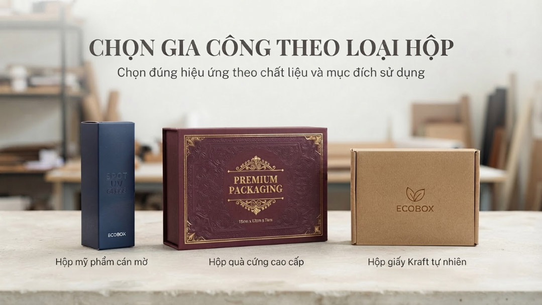 Chọn gia công theo loại hộp