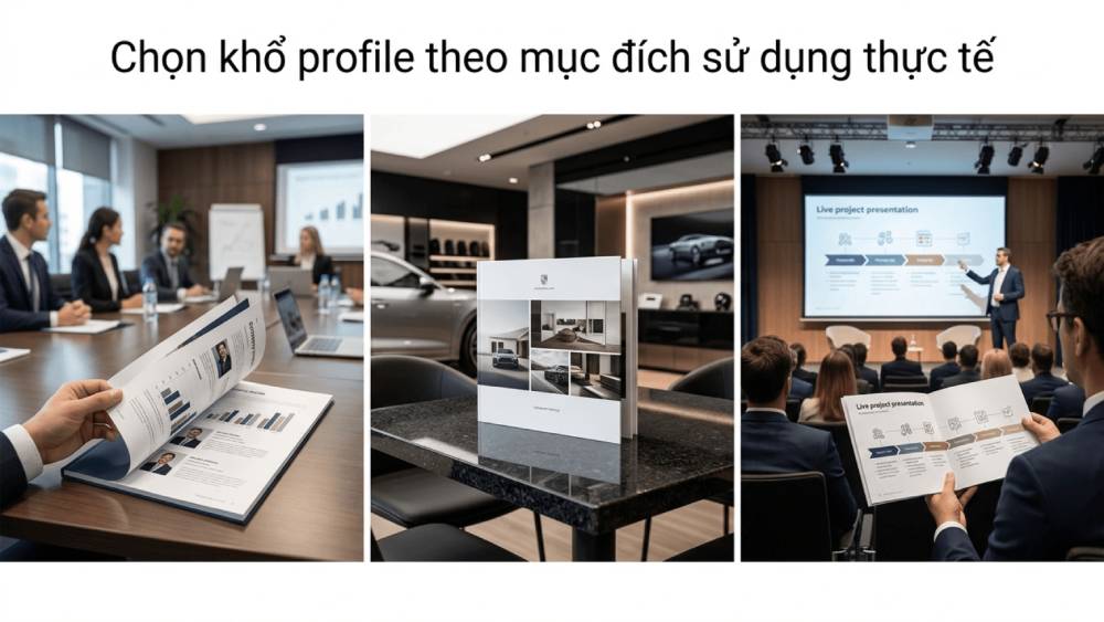Chọn Khổ Profile Theo Mục Đích Sử Dụng Thực Tế