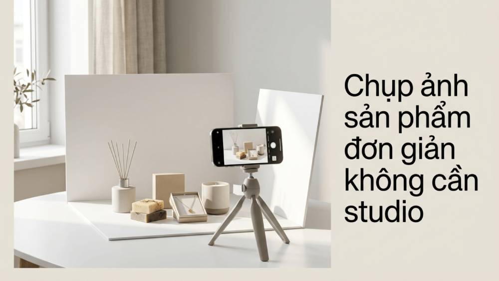 Chụp Ảnh Sản Phẩm Đơn Giản Không Cần Studio