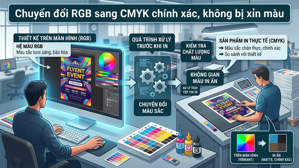 Chuyển RGB Sang CMYK Đúng Cách Không Bị Xỉn Màu