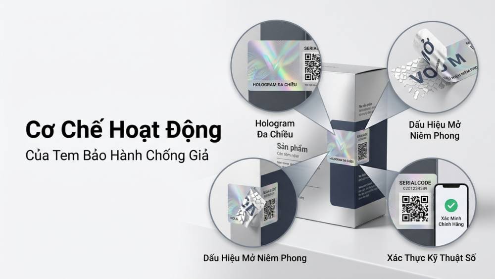 Cơ Chế Hoạt Động Của Tem Bảo Hành Chống Giả Chuyên Dụng
