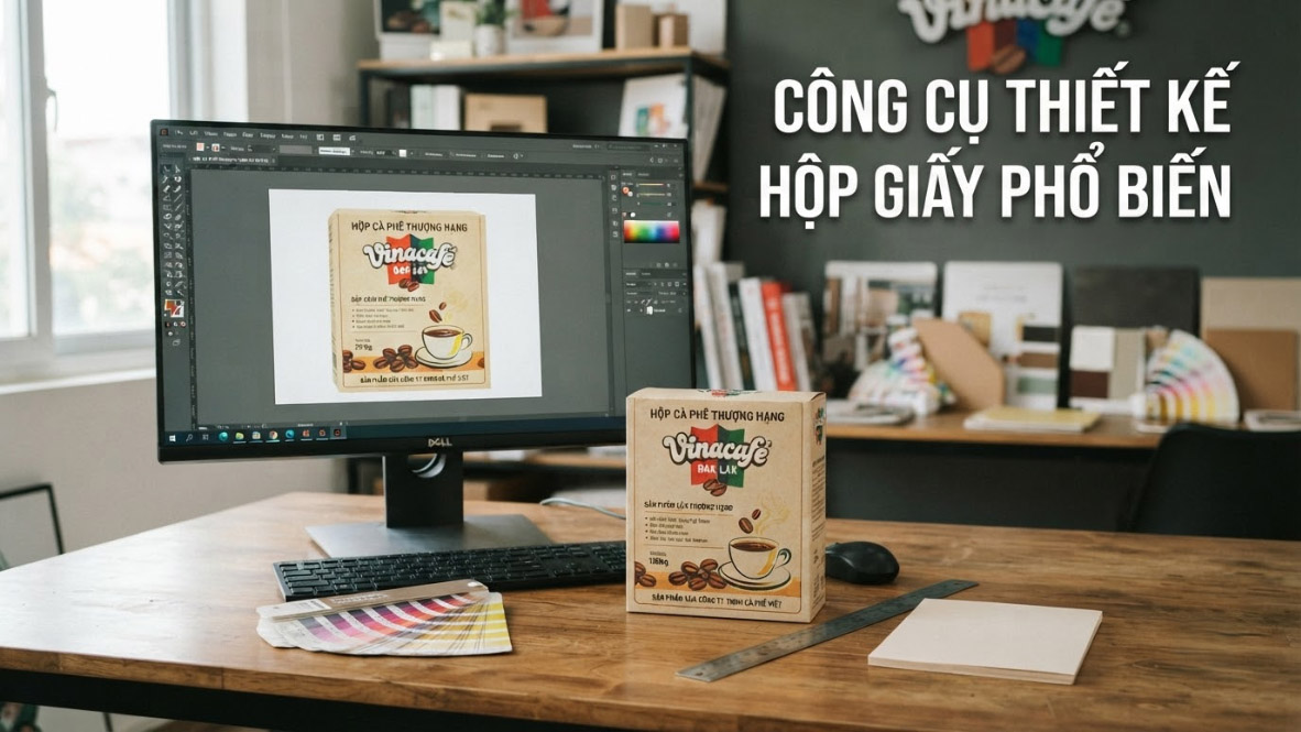 Công Cụ & Phần Mềm Thiết Kế Dieline Hộp