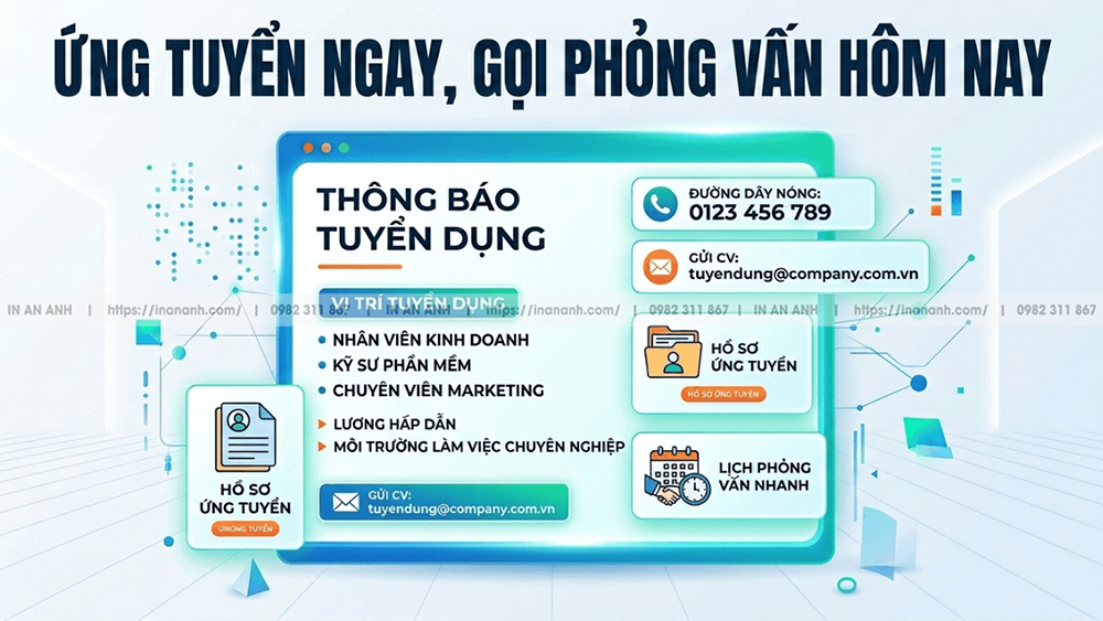 CTA: Ứng Tuyển Ngay, Gọi Phỏng Vấn Hôm Nay
