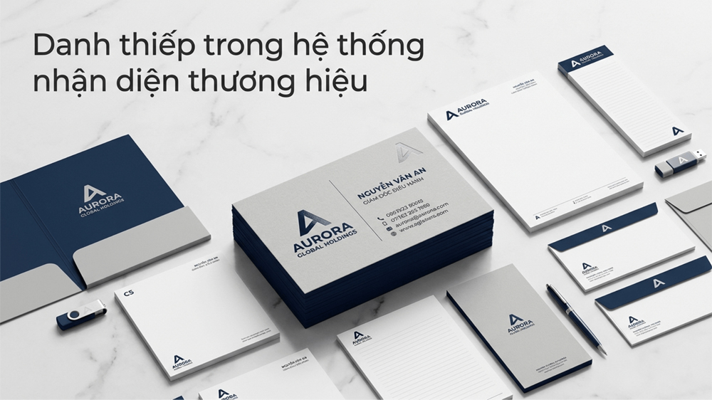 Danh Thiếp Trong Hệ Thống Nhận Diện Thương Hiệu