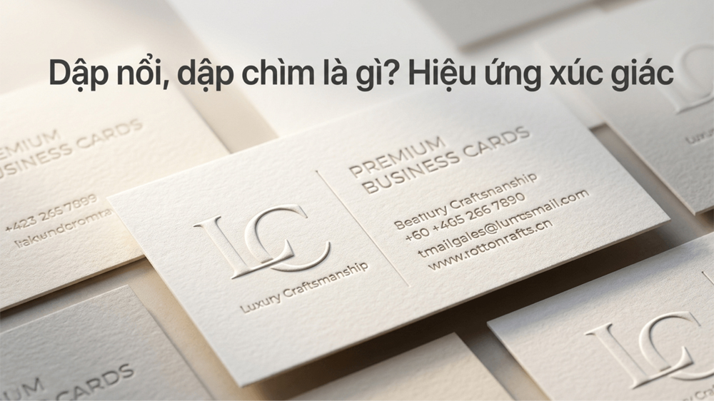 Dập Nổi, Dập Chìm Là Gì? Hiệu Ứng Xúc Giác