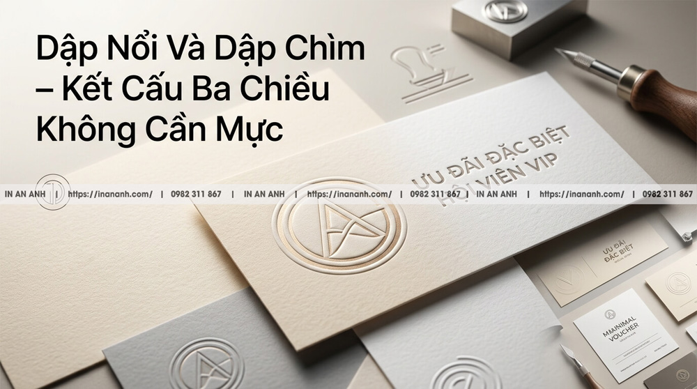 Dập Nổi Và Dập Chìm – Kết Cấu Ba Chiều Không Cần Mực
