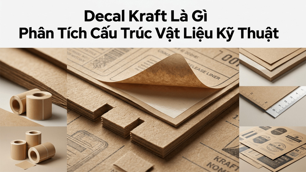 Decal Kraft Là Gì Phân Tích Cấu Trúc Vật Liệu Kỹ Thuật