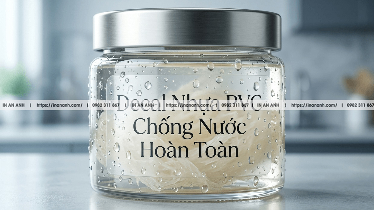 decal nhựa chống nước
