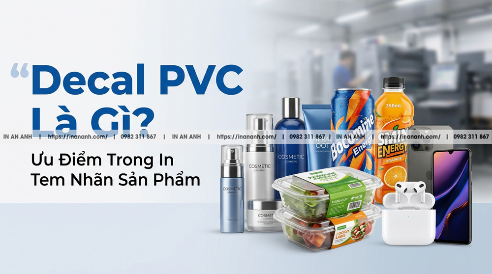 Decal PVC Là Gì Ưu Điểm Trong In Tem Nhãn Sản Phẩm