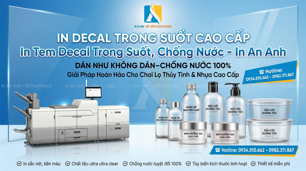 Bí Quyết In Decal Trong Giá Rẻ, Chất Lượng Cao Không Thể Bỏ Qua