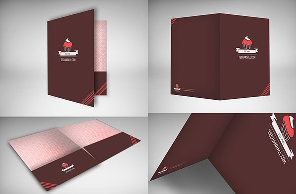 Mẫu folder (kẹp file) cao cấp