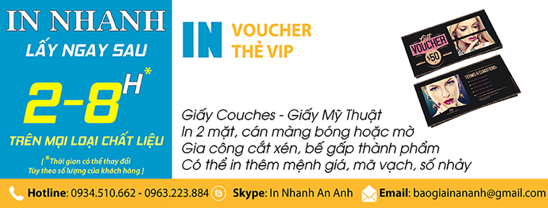 In nhanh lấy ngay voucher uy tín chất lượng