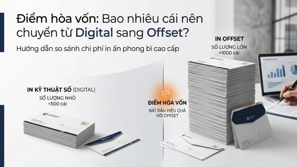 Điểm Hòa Vốn Bao Nhiêu Cái Nên Chuyển Từ Digital Sang Offset?