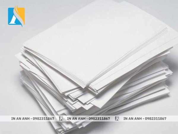 Định lượng phổ biến nhất cho giấy in A4 là 90 đến 100 GSM