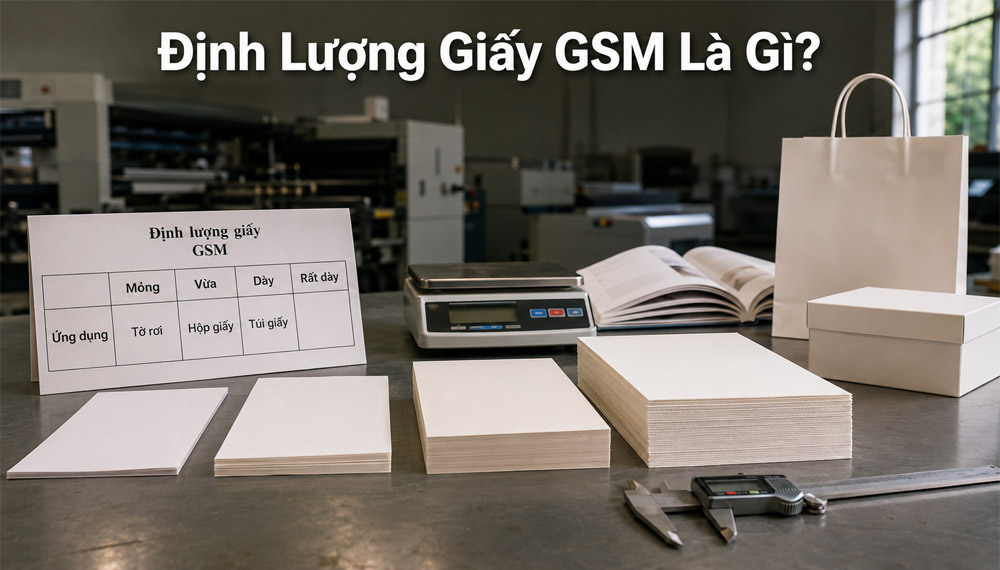 Định Lượng Giấy GSM Là Gì?