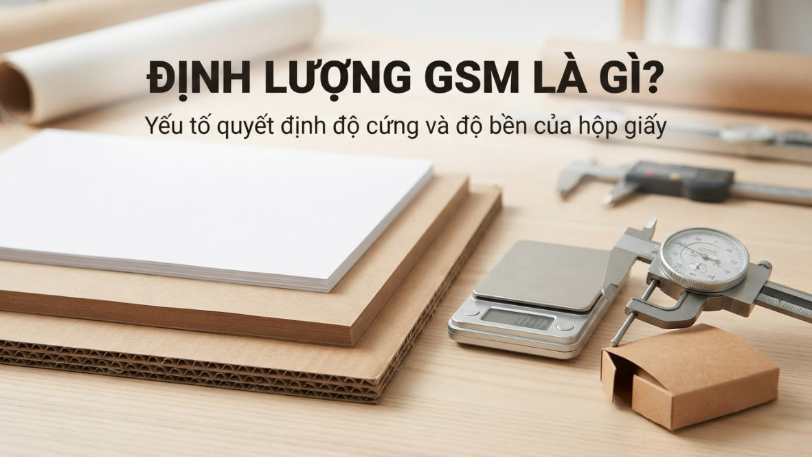 Định Lượng GSM Cho Hộp Giấy