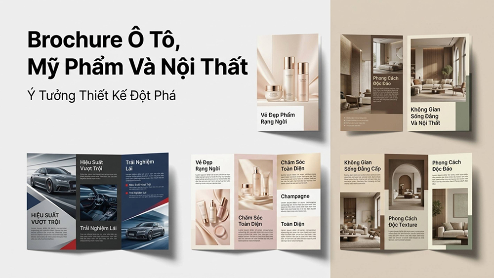 Đột Phá Ý Tưởng Với Mẫu Brochure Ô Tô, Mỹ Phẩm Và Nội Thất
