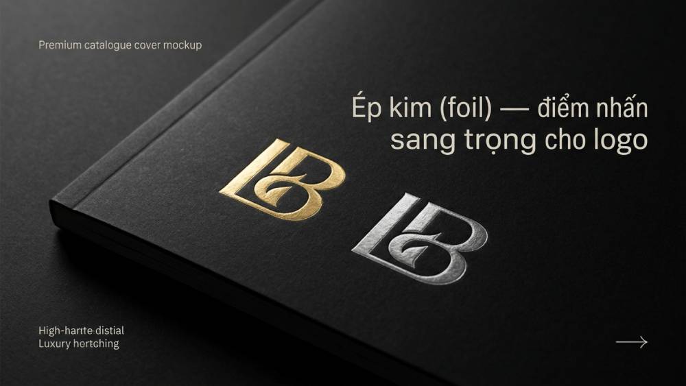 Ép Kim Foil: Điểm Nhấn Sang Trọng Cho Logo