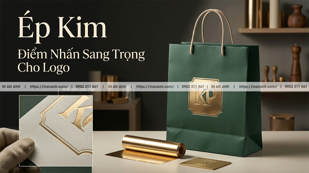 Ép Kim (Foil Stamping) — Điểm Nhấn Sang Trọng Cho Logo