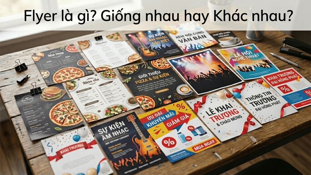 Flyer Là Gì? Giống Hay Khác Biệt?