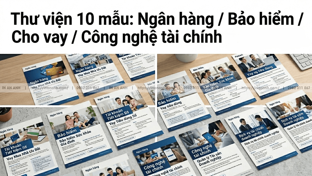 Gallery 10 Mẫu: Ngân Hàng/Bảo Hiểm/Cho Vay/Fintech [Mockup]