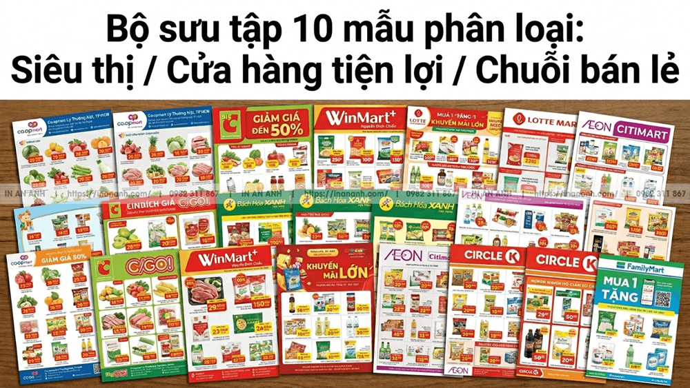 Gallery 10 Mẫu Phân Loại: Đại Siêu Thị / Mini Mart / Chuỗi Bán Lẻ