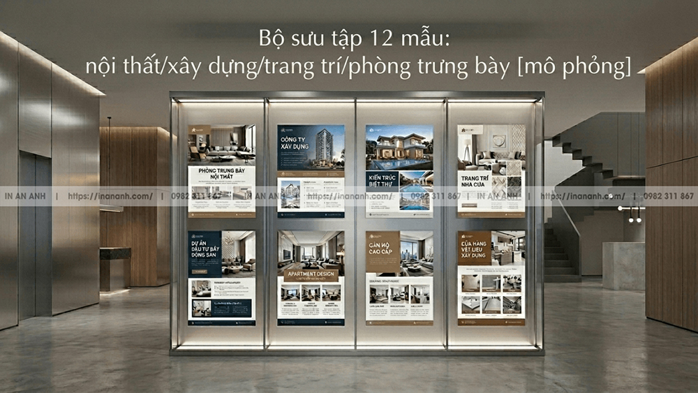 Gallery 12 Mẫu: Nội Thất/Xây Dựng/Trang Trí/Showroom [Mockup]