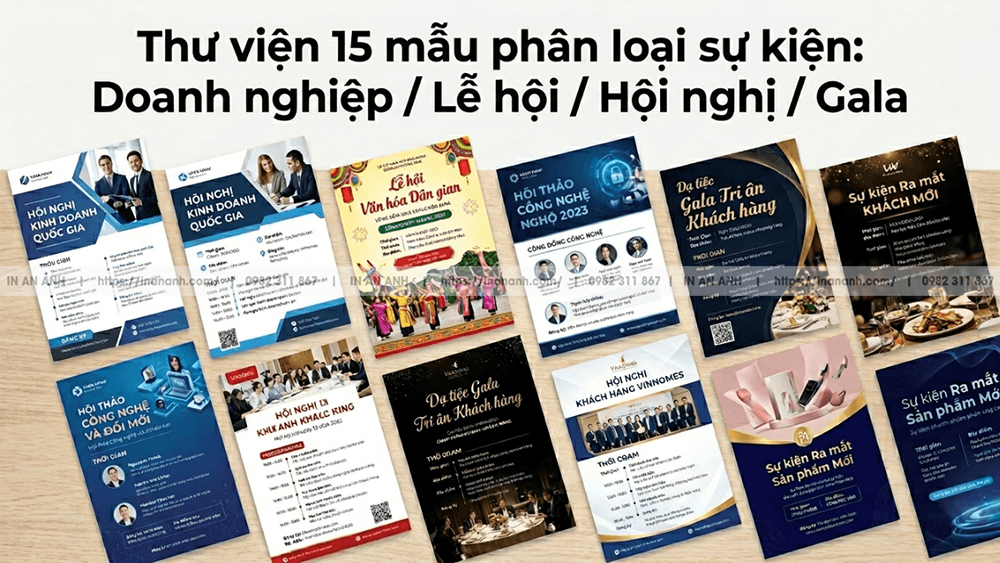 Gallery 15 Mẫu Phân Loại: Corporate / Festival / Hội Thảo / Gala