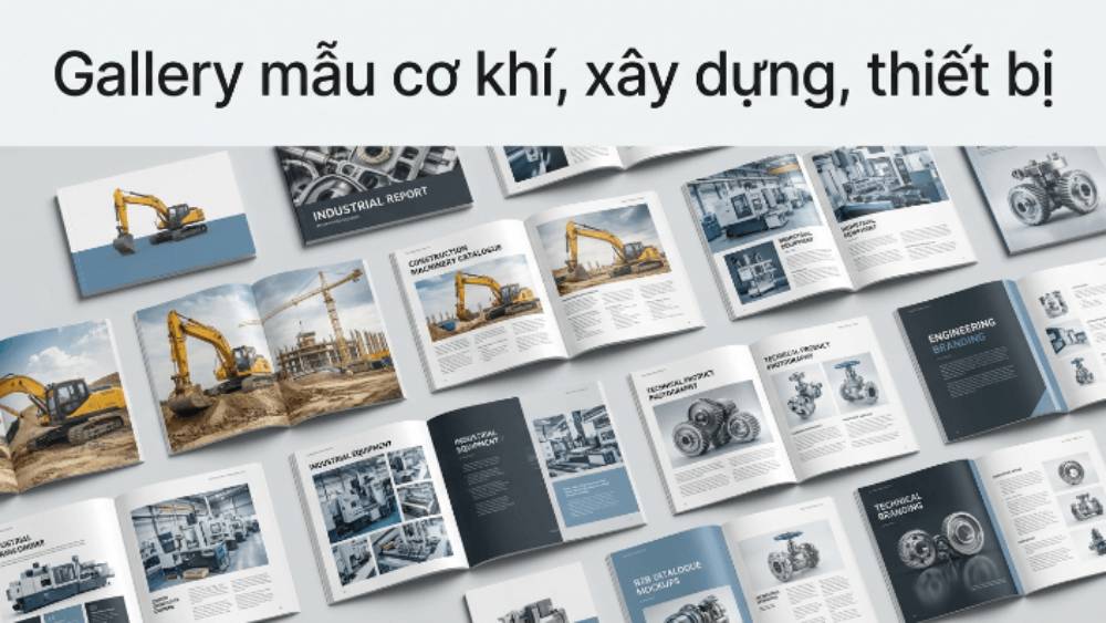 Gallery Mẫu Cơ Khí, Xây Dựng, Thiết Bị